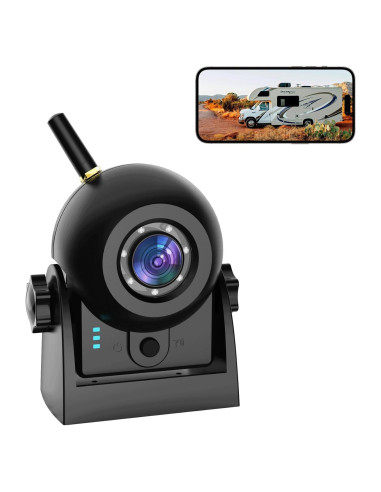 Cámara de Respaldo Inalámbrica MHCABSR con Batería Recargable IP68