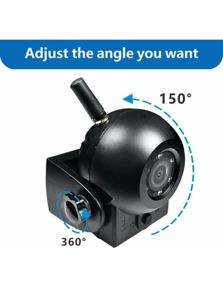 Cámara de Respaldo Inalámbrica MHCABSR con Batería Recargable IP68