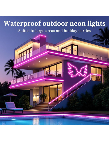 Luces de Cuerda LED RGB 6.1m LINK DREAM - Control Remoto y App