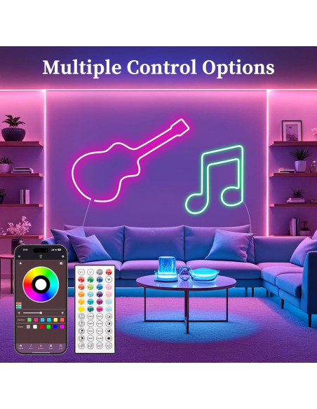 Luces de Cuerda LED RGB 6.1m LINK DREAM - Control Remoto y App