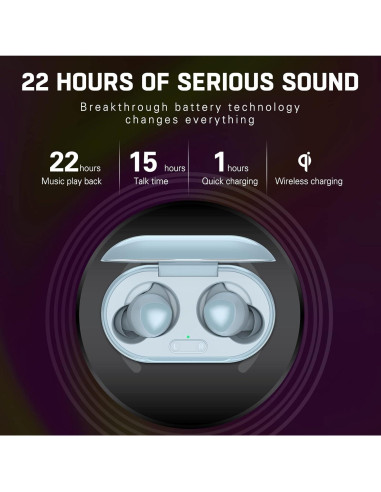 Auriculares Inalámbricos UrbanX Street Buds Plus R175 - Aislamiento de Ruido