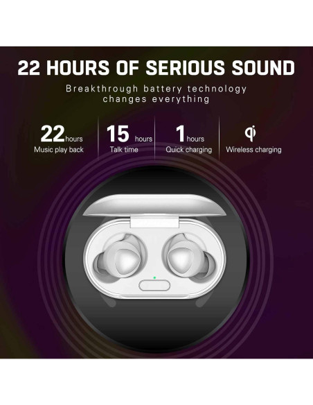 Auriculares Inalámbricos UrbanX Street Buds Plus R175 - Blanco