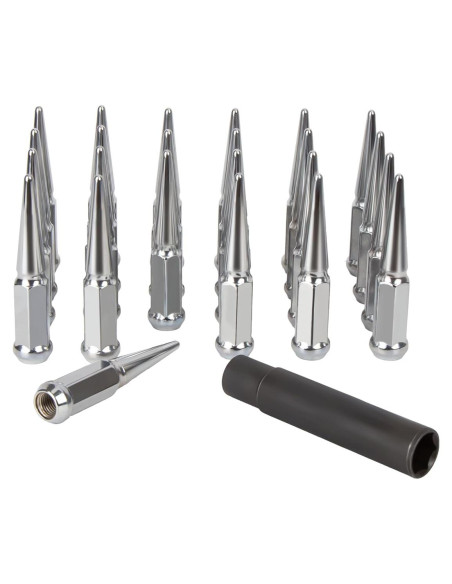 Tuercas de Pico M14x1.5 Cromo Glorider 24pcs 112mm