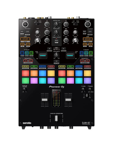Mezclador DJ Pioneer DJM-S7 con Soporte y Auriculares