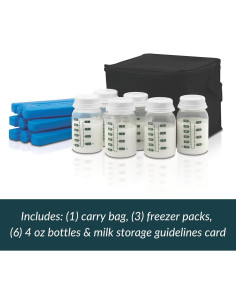 Bolsa Enfriadora Ameda MYA para Leche Materna con Botellas 2