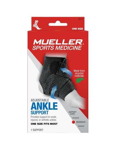 Soporte Ajustable para Tobillo MUELLER Verde/Negro Unisex