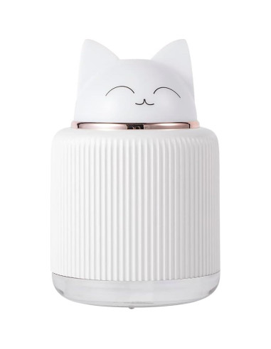 Mini Humidificador Ultrasónico YUCHAO WONOER Gato Rosa 300ml