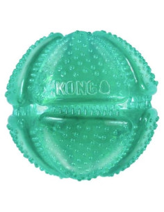 KONG Squeezz Dental Ball - Juguete Dental para Perros Medianos/Grandes