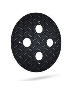 MightySkins Piel Vinilo para Echo Dot 3ra Generación - Placa Diamante Negra