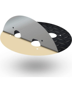 MightySkins Piel Vinilo para Echo Dot 3ra Generación - Placa Diamante Negra 2