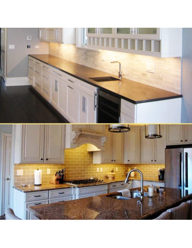 Kit de 3 Barras de Luz LED Litever 30.48 cm 3000K 20W