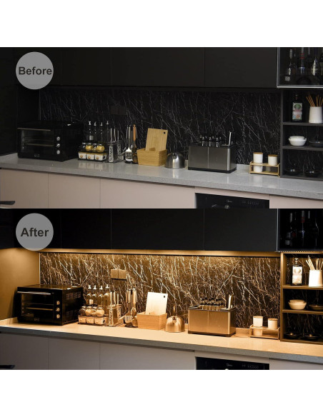 Kit de 3 Barras de Luz LED Litever 30.48 cm 3000K 20W