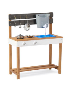 Cocina de Juguete de Madera Mederra 80x28x65 cm para Niños