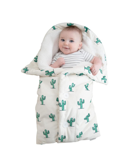 Manta Envueltoria Snuggle Baby Cactus Verde 0-3 Meses