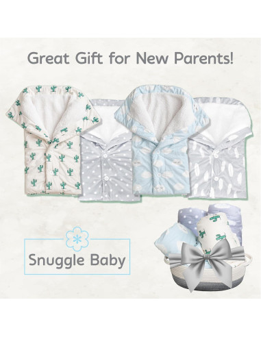 Manta Envueltoria Snuggle Baby Cactus Verde 0-3 Meses