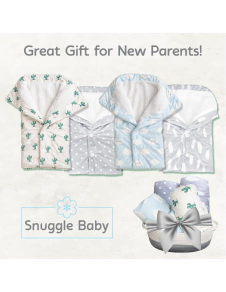 Manta Envueltoria Snuggle Baby Cactus Verde 0-3 Meses