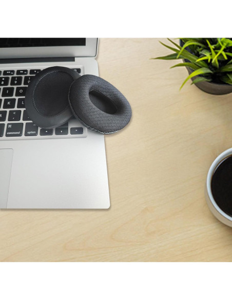 Almohadillas de Reemplazo para Auriculares Microsoft LifeChat LX-3000 - Tela Transpirable y Espuma de Memoria