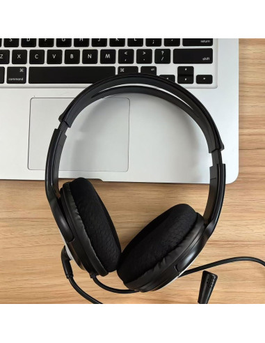 Almohadillas de Reemplazo para Auriculares Microsoft LifeChat LX-3000 - Tela Transpirable y Espuma de Memoria