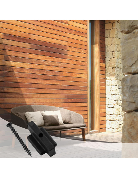 Clips de Sujetadores Ocultos Polifish 50Pcs Nylon Negro