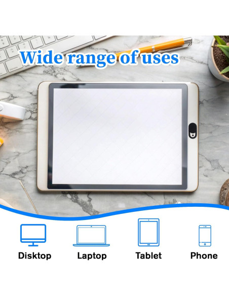 50 Cubiertas de Webcam Larrel Negra para Privacidad y Seguridad