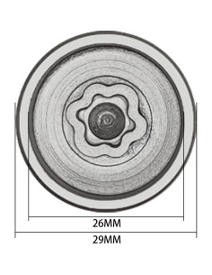 Llave de Bloqueo de Rueda JEUCLEL 074 para BMW Mini 29mm 2