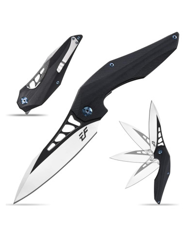Cuchillo Plegable Eafengrow EF226 Hoja Acero D2 Mango G10