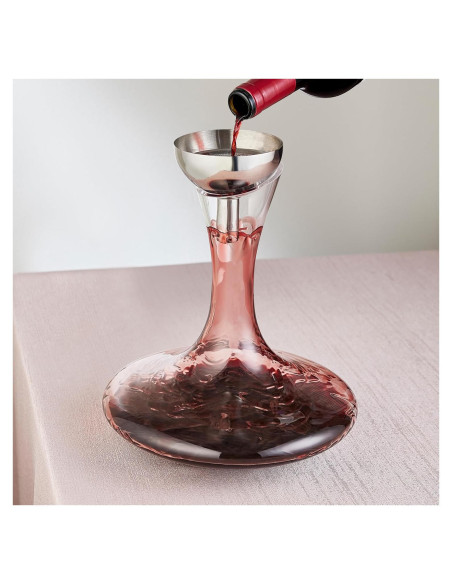 Juego de Decantador de Vino Vivid Wine Enthusiast 1.39L
