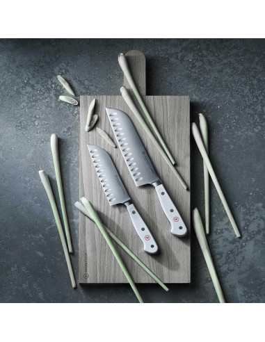 Cuchillo Santoku Wüsthof Classic White 12.7 cm Forjado