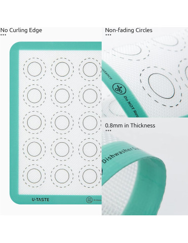 Mat de Silicona Antiadherente U-Taste 28x28cm Resistente al Calor