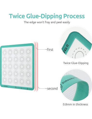 Mat de Silicona Antiadherente U-Taste 28x28cm Resistente al Calor