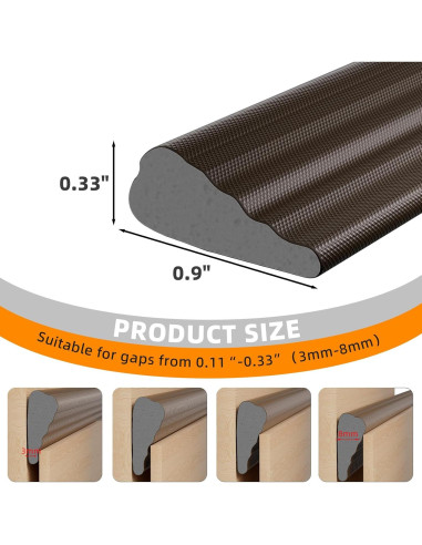 Tira de Espuma Aislante Cuysfead 2.99m para Ventanas y Puertas