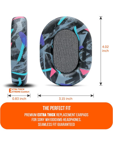 Almohadillas de Reemplazo Wicked Cushions para Sony XM5 - Negro