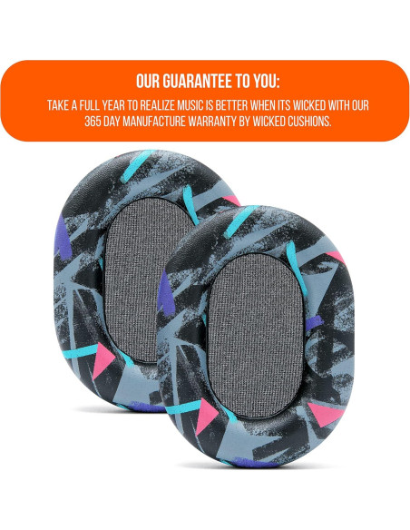 Almohadillas de Reemplazo Wicked Cushions para Sony XM5 - Negro