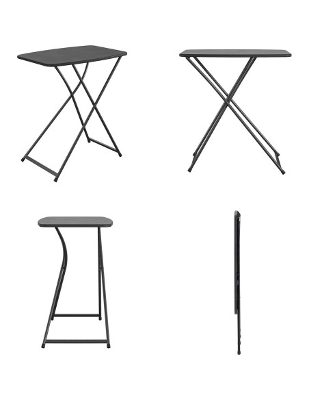 Mesa de Actividad Plegable COSCO Ajustable Negro - Paquete de 2