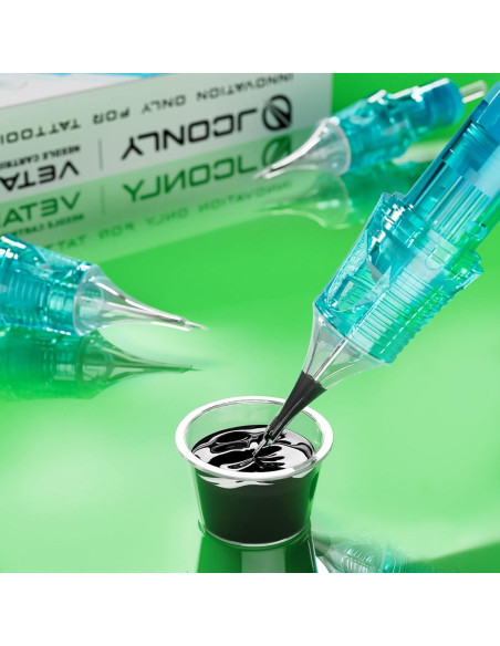 Agujas de Cartucho Vetar Tattoo Jconly - Paquete de 20 Piezas