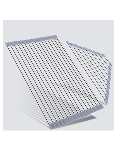 Escurridor de Platos Plegable Triangular ALIMART Acero Inoxidable