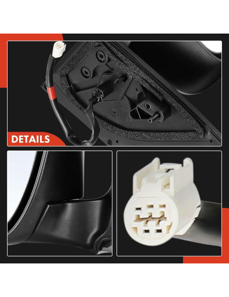 Espejo Retrovisor Lateral Eléctrico A-Premium Toyota Corolla 2014-2019