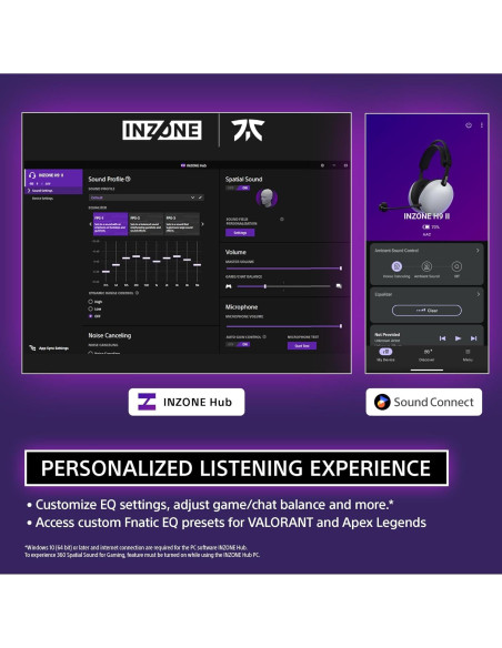 Auriculares Inalámbricos Sony INZONE H9 II con Cancelación de Ruido