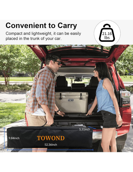 Pantalla de proyector 200" Towond HD Doble Cara 16:9 Portátil