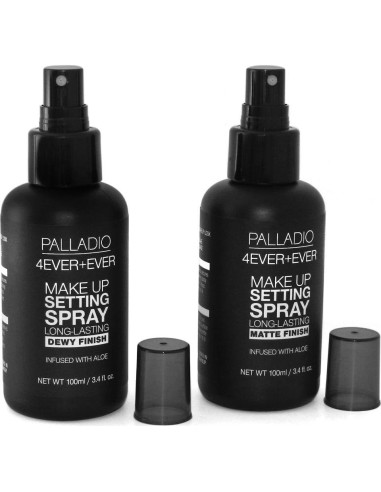 Spray Fijador de Maquillaje Palladio 100 ml Acabado Radiante