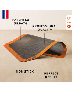 Alfombrilla de Silicona Antiadherente Silpat Silpain 41.9x29.5cm 2