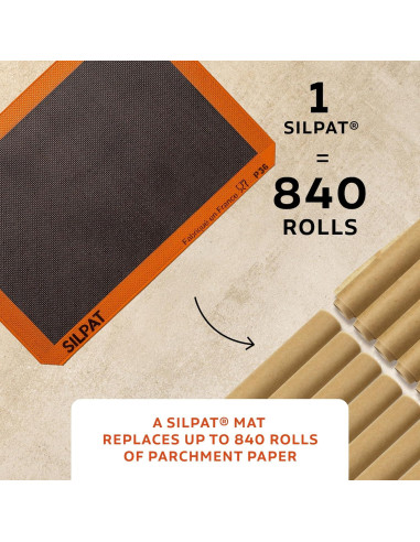 Alfombrilla de Silicona Antiadherente Silpat Silpain 41.9x29.5cm