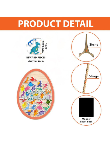 Tarro de Recompensas Hieprints - Animales de la Selva para Niños