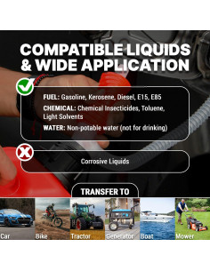 Bomba de Sifón TERA PUMP 6.81 L/min para Combustibles 2