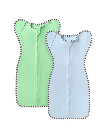 Saco de Sueño de Transición Queness 100% Algodón 2 Piezas S(0-3 Meses)