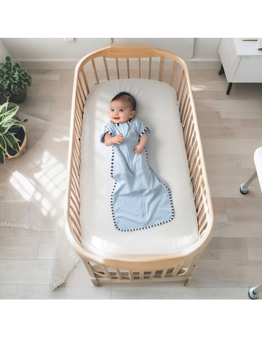 Saco de Sueño de Transición Queness 100% Algodón 2 Piezas S(0-3 Meses)