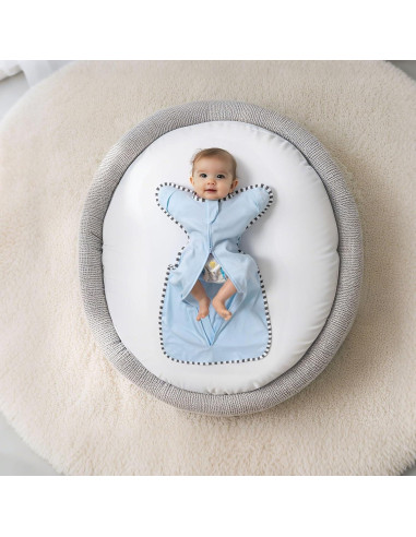 Saco de Sueño de Transición Queness 100% Algodón 2 Piezas S(0-3 Meses)