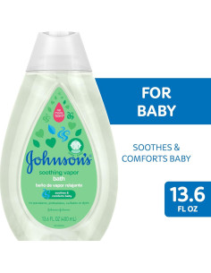 Baño de Vapor Calmante Johnson's Baby 403.6 ml x 2 Hipoalergénico 2