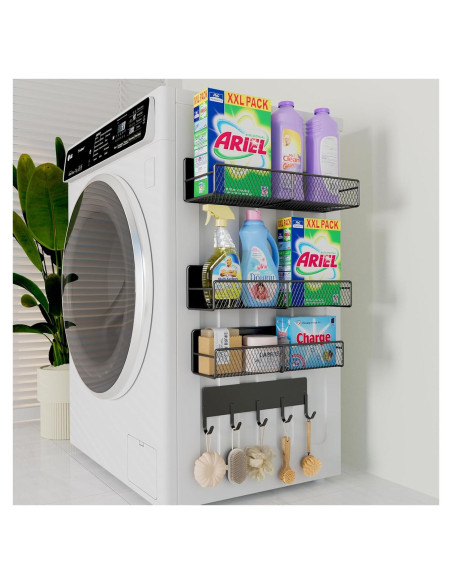 Estantes Magnéticos de Metal DTUQYX - Paquete de 4, 10.16 cm