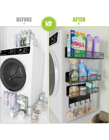 Estantes Magnéticos de Metal DTUQYX - Paquete de 4, 10.16 cm